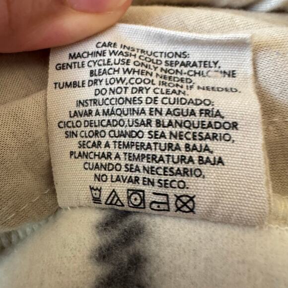 Sage Collective Sherpa Exterior Fleece Interior Sleeveless Vest Cream Women L - Picture 6 of 8